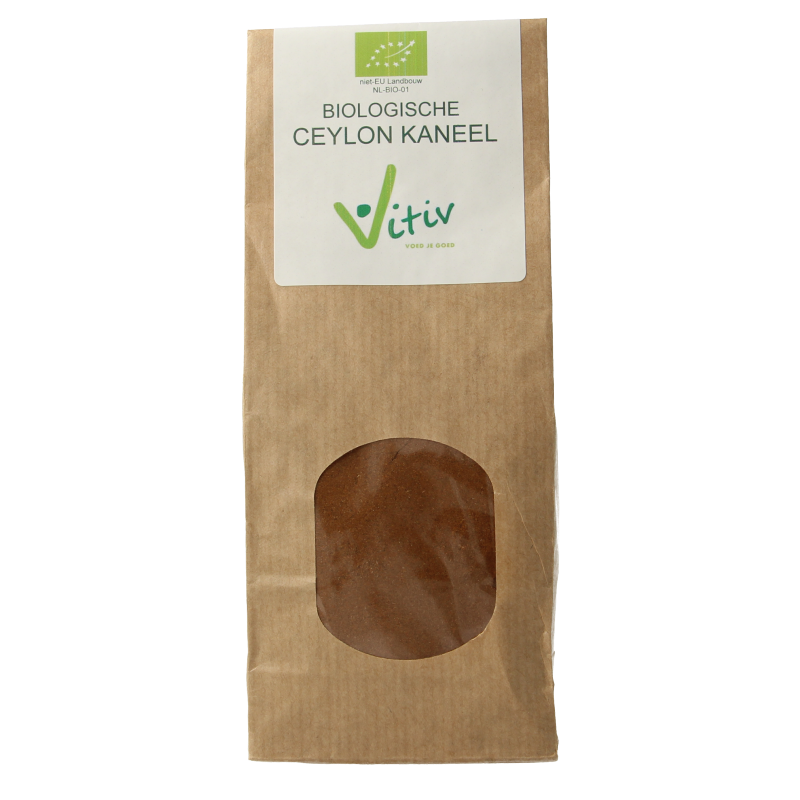 Vitiv Ceylon kaneel poeder bio 100.00 Gram