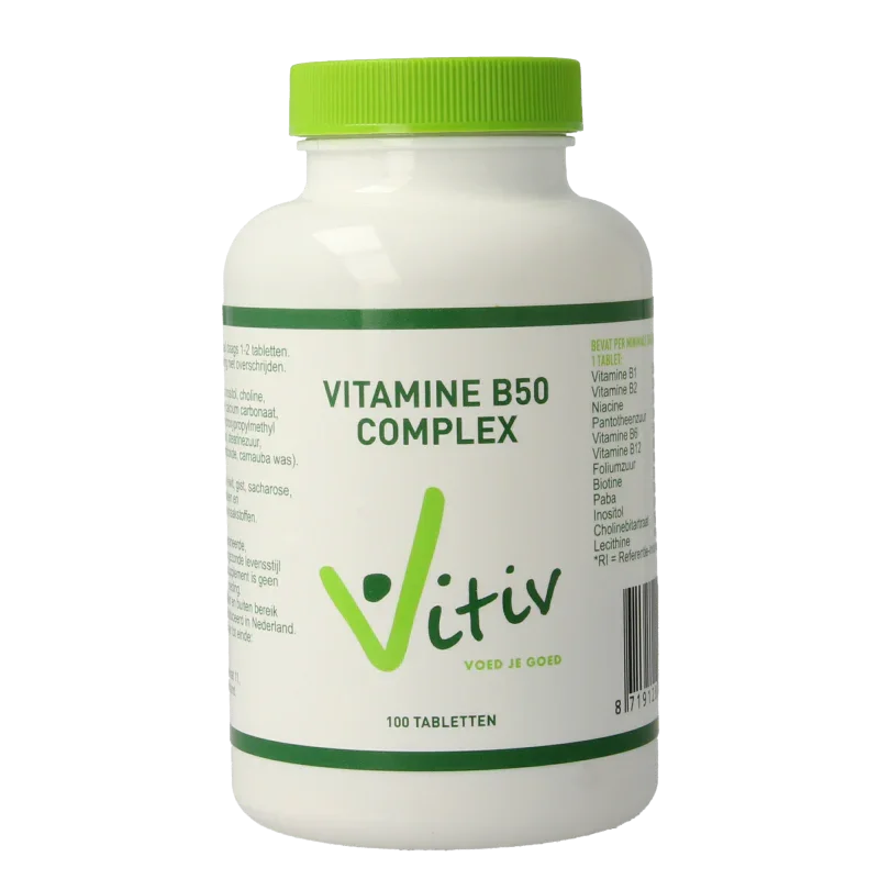 Vitiv Vitamine B50 complex 100 Tabletten