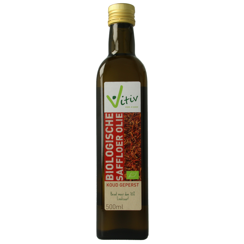 Vitiv Saffloerolie bio 500 Milliliter
