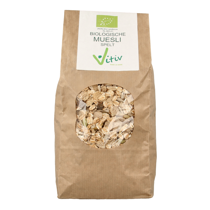 Vitiv Muesli spelt bio 1 Kilogram