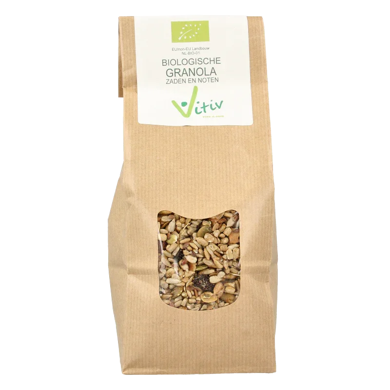 Vitiv Granola zaden en noten bio 500 Gram