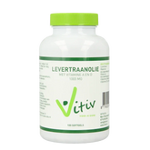 Vitiv Levertraanolie 1000mg vitamine A D 100 Softgels
