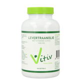 Vitiv Levertraanolie 1000mg vitamine A D 100.00 Softgels