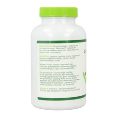 Vitiv L-Arginine 500mg 100 Capsules