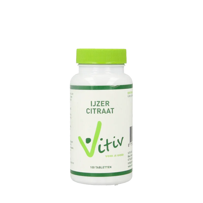 Vitiv IJzer citraat 100 Tabletten