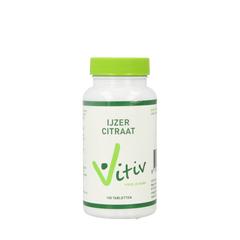 Vitiv IJzer citraat 100 Tabletten