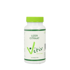 Vitiv IJzer citraat 100.00 Tabletten