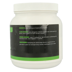 MijnNatuurwinkel Creatine monohydrate 500 Gram