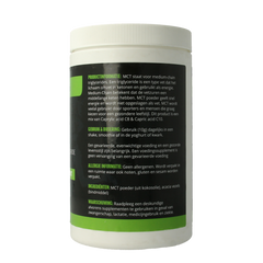 MijnNatuurwinkel MCT poeder vegan 500.00 Gram