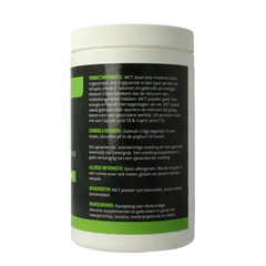 MijnNatuurwinkel MCT poeder vegan 500 Gram