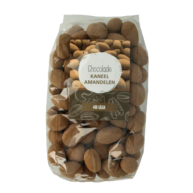 MijnNatuurwinkel Chocolade kaneel amandelen 400 Gram