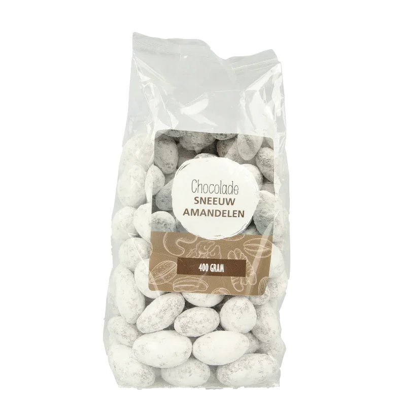MijnNatuurwinkel Chocolade sneeuw amandelen 400 Gram