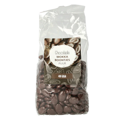 MijnNatuurwinkel Chocolade mokka boontjes puur 400 Gram