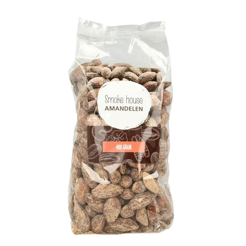 MijnNatuurwinkel Smoke house amandelen 400 Gram
