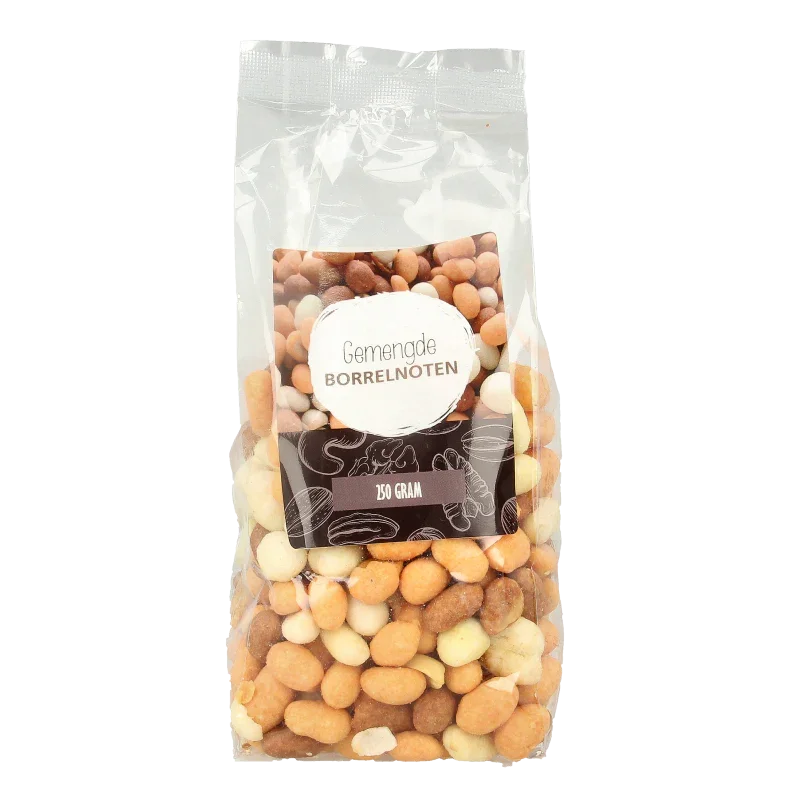 MijnNatuurwinkel Borrelnoten gemengd 250 Gram