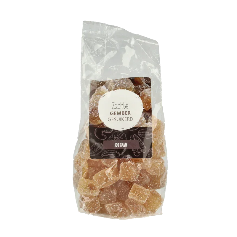 MijnNatuurwinkel Geconfijte gember 300 Gram