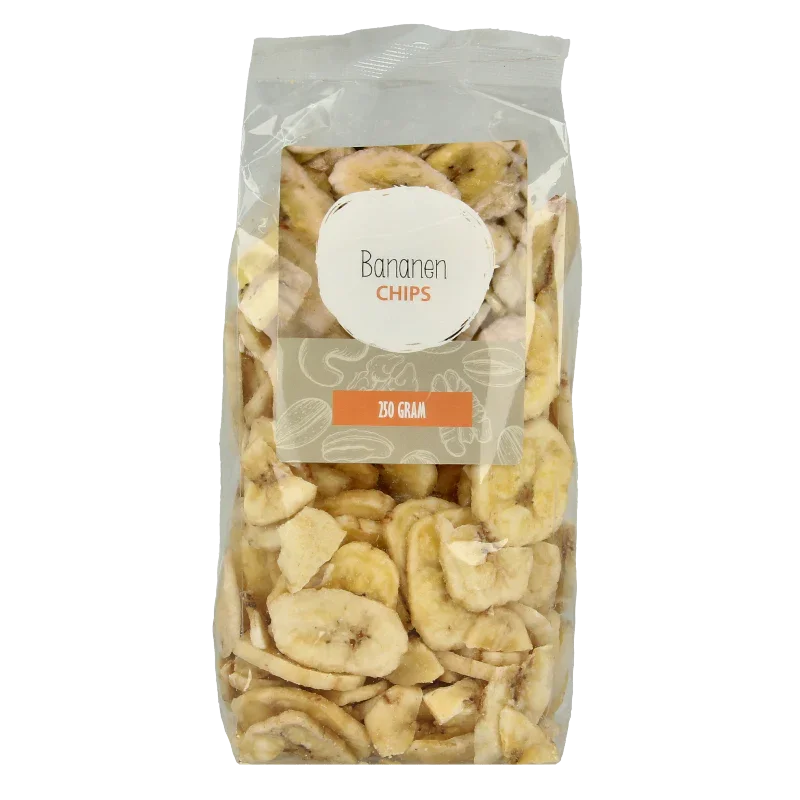 MijnNatuurwinkel Gedroogde banaan zonder suiker 250 Gram