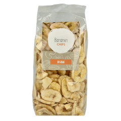 MijnNatuurwinkel Gedroogde banaan zonder suiker 250 Gram