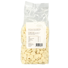 MijnNatuurwinkel Chocolade druppels wit 400 Gram