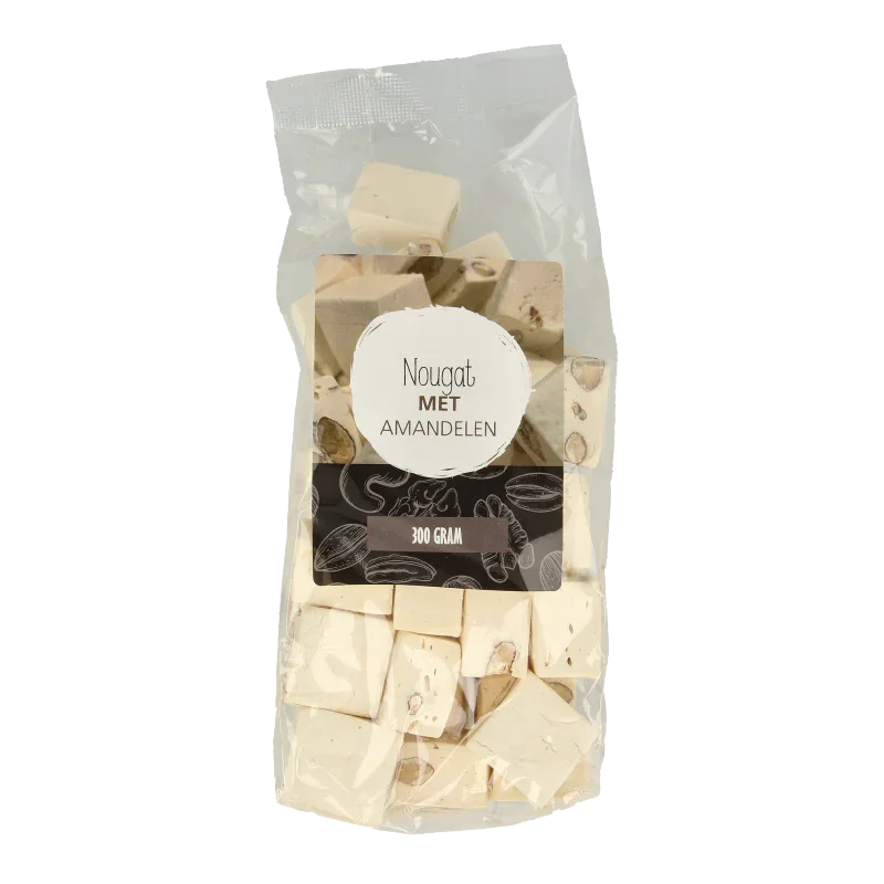MijnNatuurwinkel Fudge nougat amandel 300 Gram