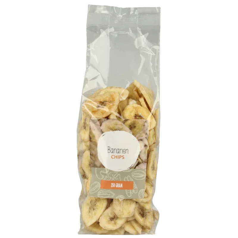 MijnNatuurwinkel Bananen chips 250 Gram