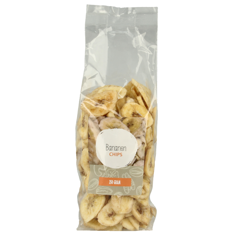MijnNatuurwinkel Bananen chips 250 Gram