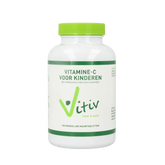 Vitiv Kinder vitamine C zuurvrij 120mg 100.00 Kauwtabletten