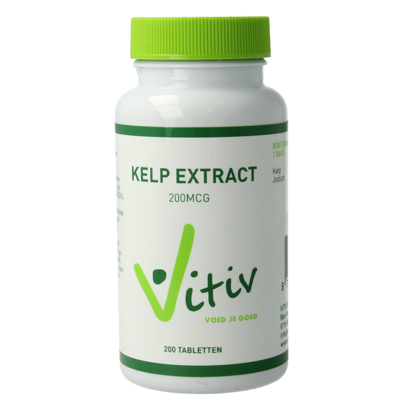 Vitiv Kelp extract 200mcg 200.00 Tabletten
