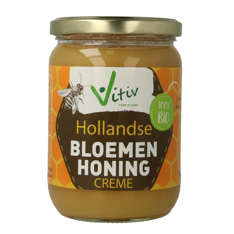 Vitiv Creme honing bio 700 Gram