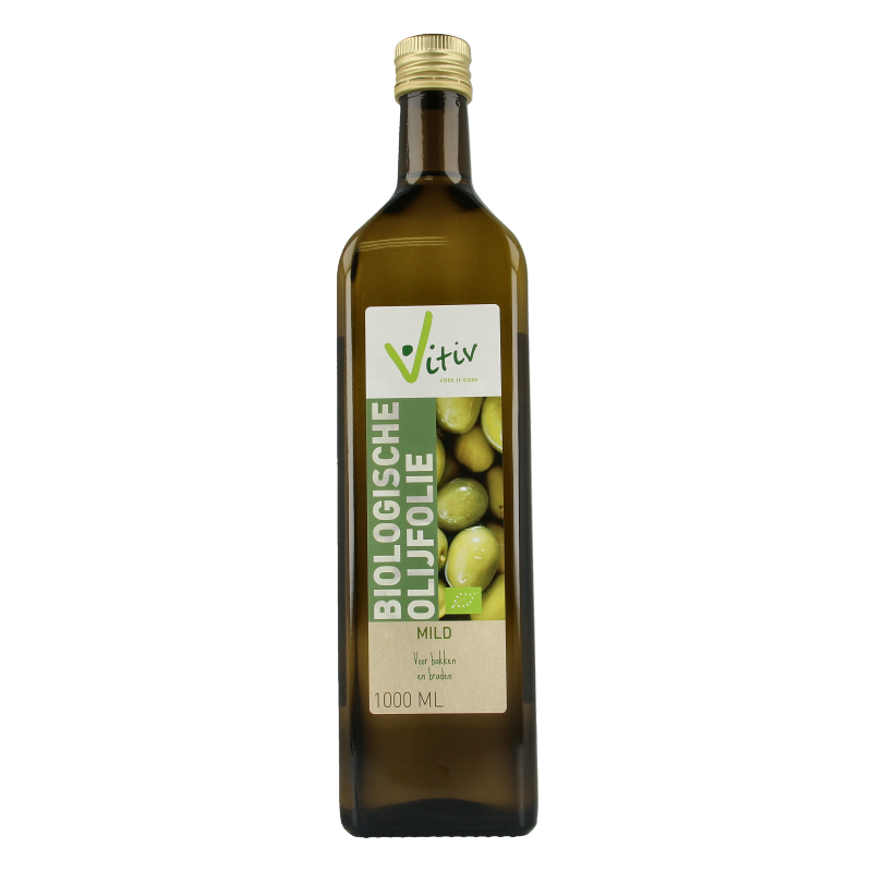 Vitiv Olijfolie mild bakken en braden bio 1.00 Liter