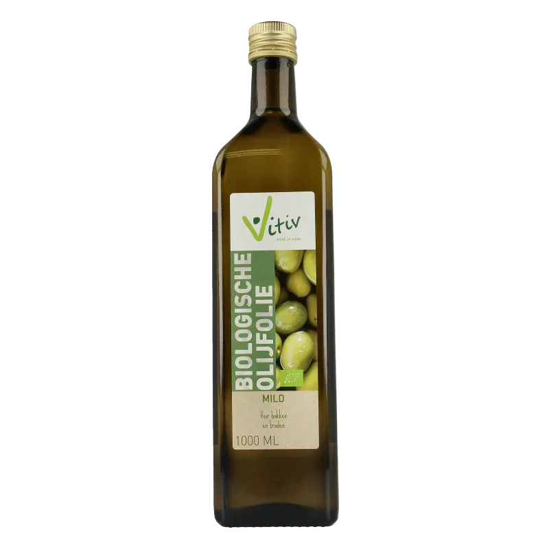 Vitiv Olijfolie mild bakken en braden bio 1 Liter