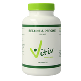 Vitiv Betaine HCL & pepsine 100 Capsules