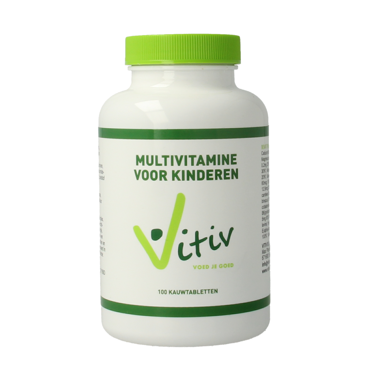 Vitiv Multivitamine voor kinderen 100.00 Kauwtabletten