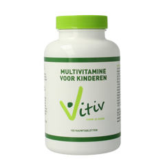 Vitiv Multivitamine voor kinderen 100.00 Kauwtabletten