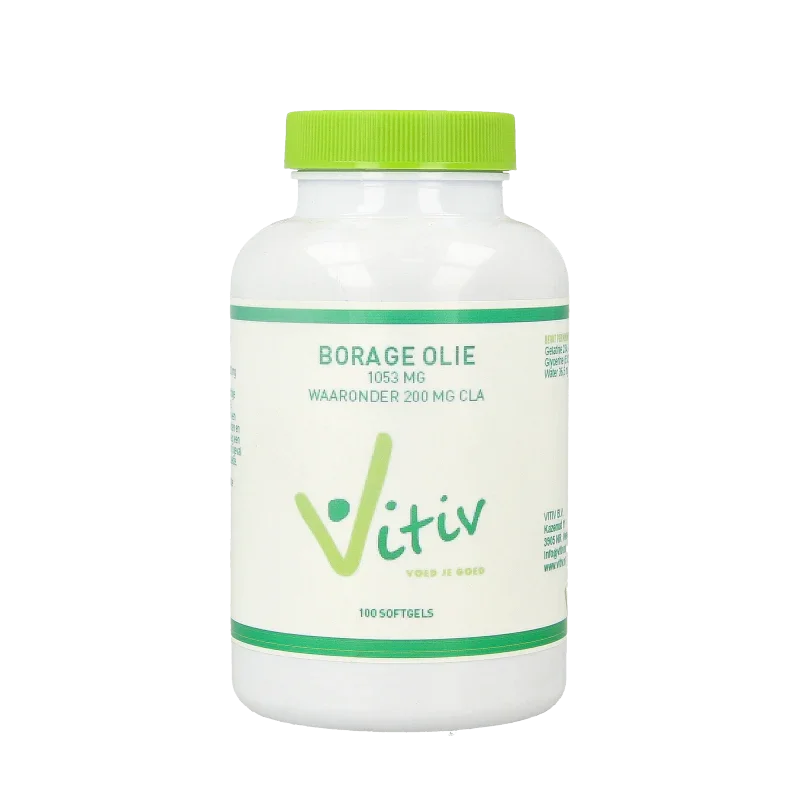 Vitiv Borage olie 100 Softgels