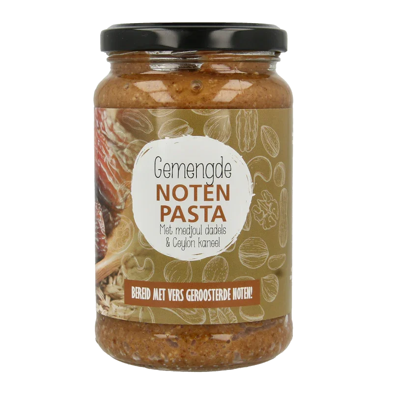 MijnNatuurwinkel Notenpasta dadel kaneel gemengd 350 Gram