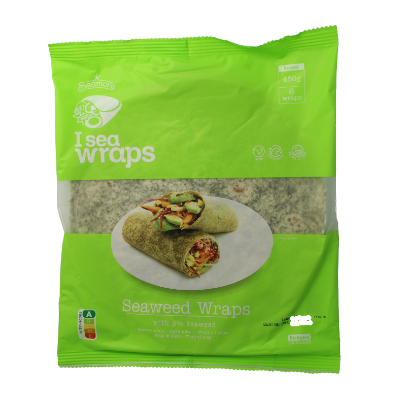 Seamore Zeewier wrap 6 Stuks