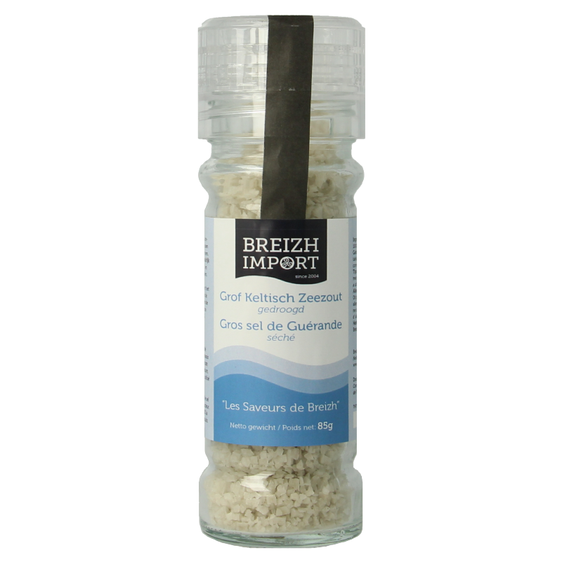 Breizh Import Grof keltisch zeezout gedroogd strooimolen 85 Gram