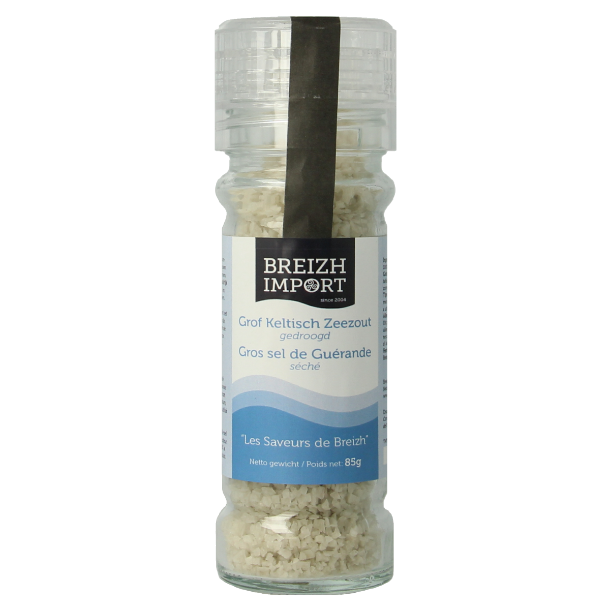 Breizh Import Grof keltisch zeezout gedroogd strooimolen 85.00 Gram