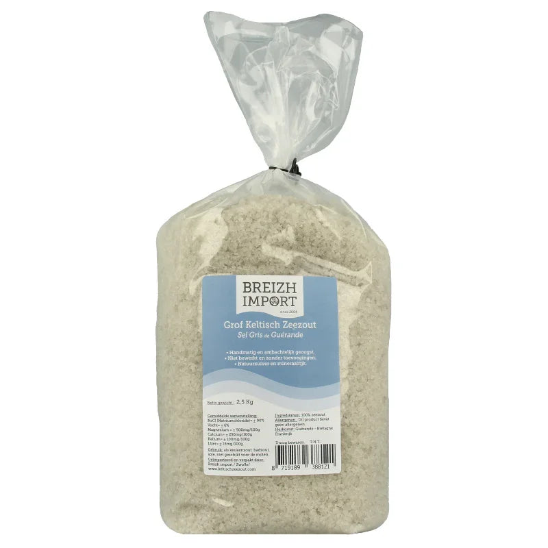 Breizh Import Grof keltisch zeezout 2500 Gram