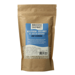 Breizh Import Grof Keltisch zeezout gedroogd (navulzak) 400.00 Gram