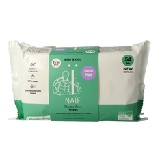 Naif Baby & kids plastic-free wipes 3-pack 3 Stuks