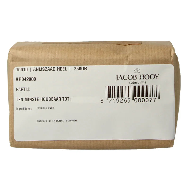 Jacob Hooy Anijszaad heel 250 Gram