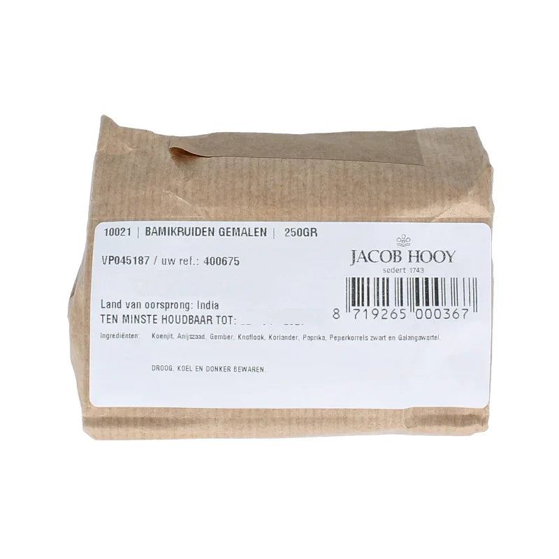 Jacob Hooy Bamikruiden gemalen 250 Gram