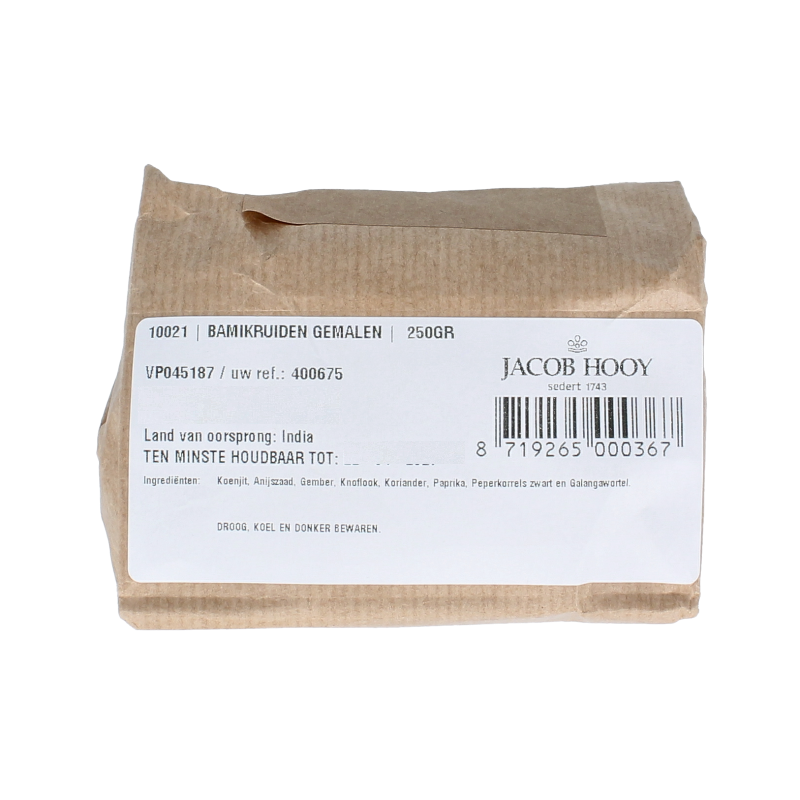 Jacob Hooy Bamikruiden gemalen 250 Gram