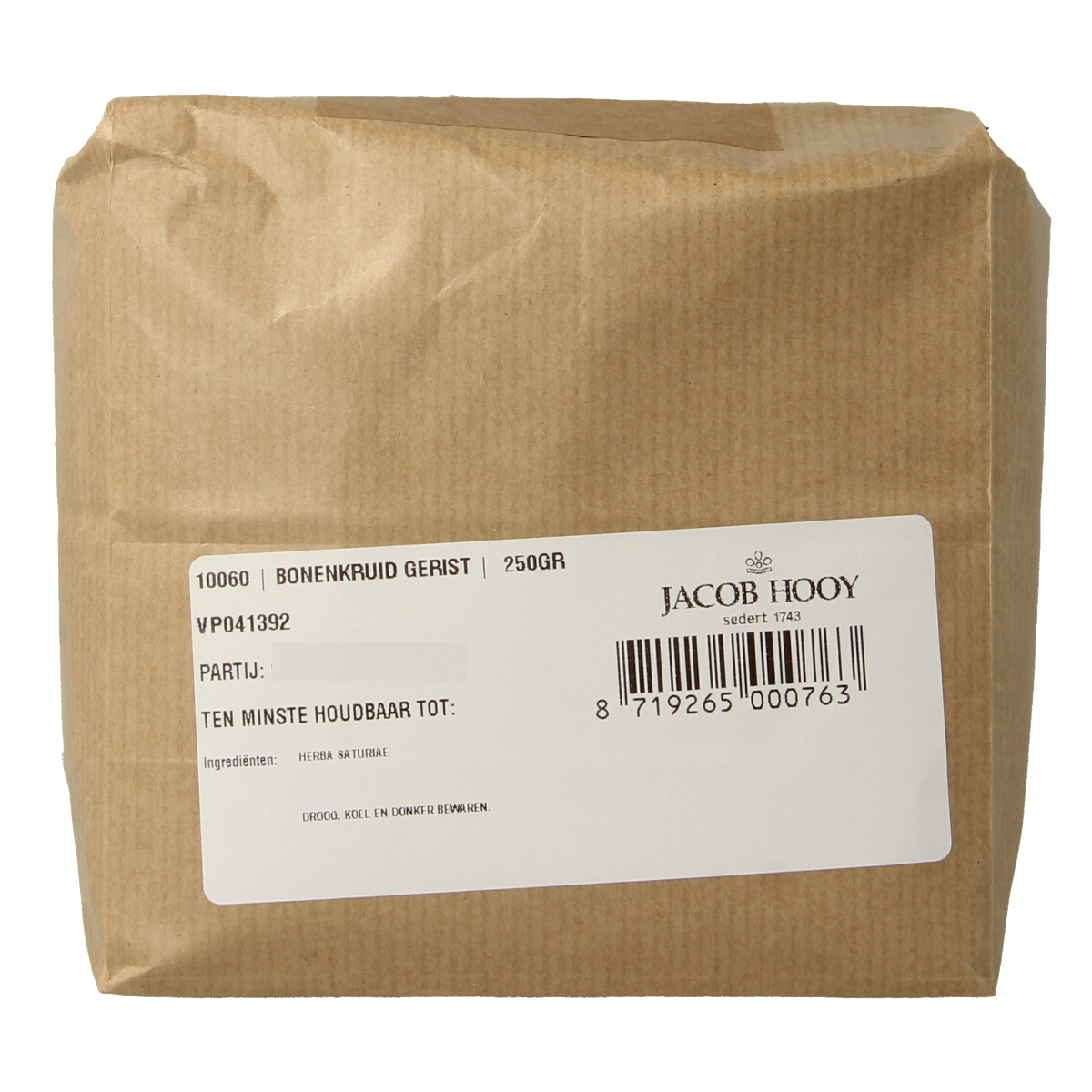 Jacob Hooy Bonenkruid gerist 250.00 Gram