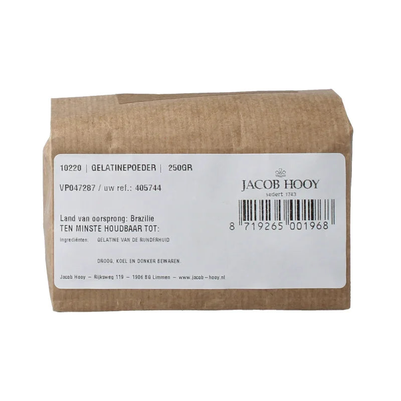 Jacob Hooy Gelatinepoeder 250 Gram