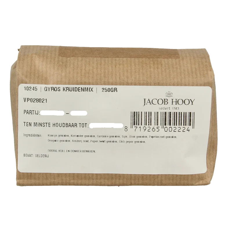 Jacob Hooy Gyroskruiden 250 Gram