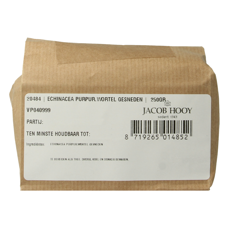 Jacob Hooy Echinacea purpurea wortel gesneden 250.00 Gram