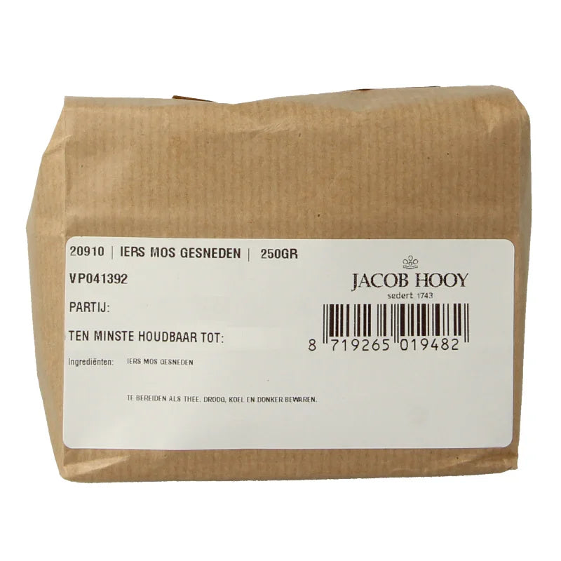 Jacob Hooy Iers mos gesneden 250 Gram